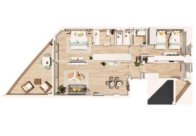 Apartamento en Motril - Mar de Astrid - Apartamento de lujo con vistas a la piscina y al campo de golf Apartamento en Motril - Mar de Astrid - Apartamento de lujo con vistas a la piscina y al campo de golf