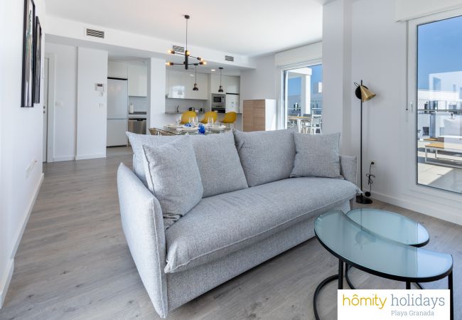 Apartamento en Motril - Aguacate Beach - Ático de lujo con vistas a la piscina y a la montaña Apartamento en Motril - Aguacate Beach - Ático de lujo con vistas a la piscina y a la montaña