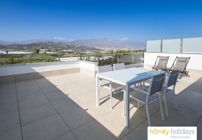 Apartamento en Motril - Aguacate Beach - Ático de lujo con vistas a la piscina y a la montaña Apartamento en Motril - Aguacate Beach - Ático de lujo con vistas a la piscina y a la montaña