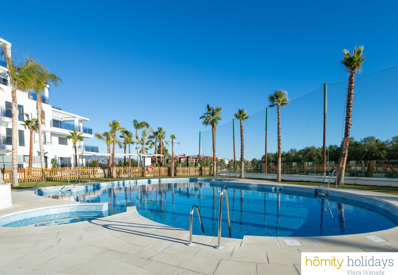 Apartamento en Motril - Aguacate Beach - Apartamento de lujo con vistas a la piscina y al campo de golf