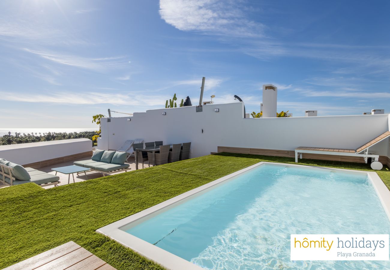 Apartamento en Motril - Mar de Astrid - Ático de lujo con piscina privada