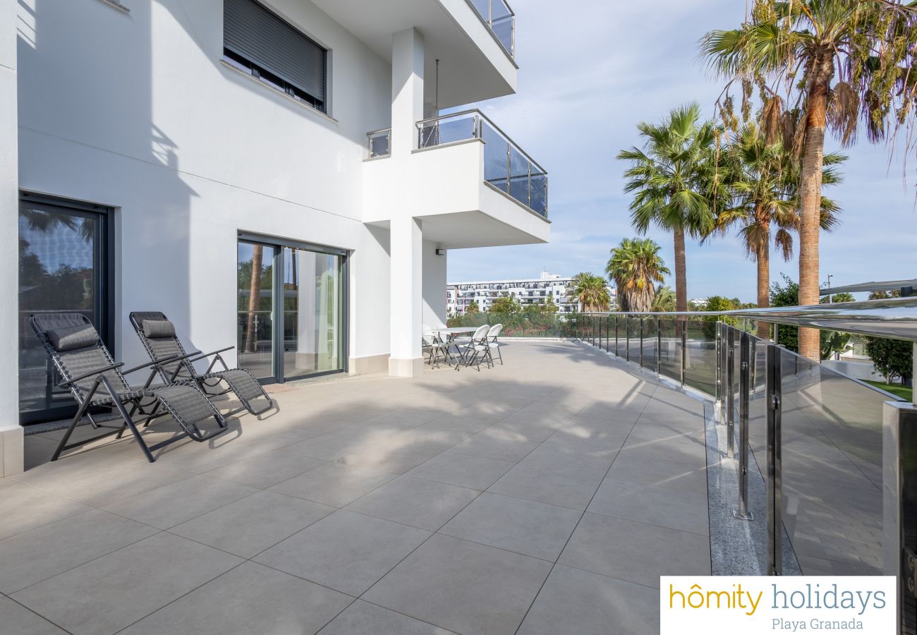 Apartamento en Motril - Aguacate Beach - Apartamento de lujo con vistas a la piscina y al campo de golf Apartamento en Motril - Aguacate Beach - Apartamento de lujo con vistas a la piscina y al campo de golf