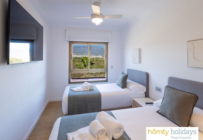 Apartamento en Motril - Los Moriscos II - Nura - Apartamento de lujo con vistas al jardín y la montaña Apartamento en Motril - Los Moriscos II - Nura - Apartamento de lujo con vistas al jardín y la montaña