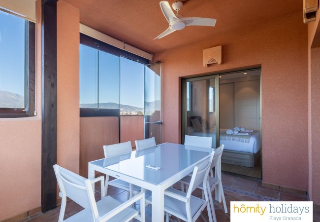 Apartamento en Motril - Los Moriscos II - Nura - Apartamento de lujo con vistas al jardín y la montaña Apartamento en Motril - Los Moriscos II - Nura - Apartamento de lujo con vistas al jardín y la montaña