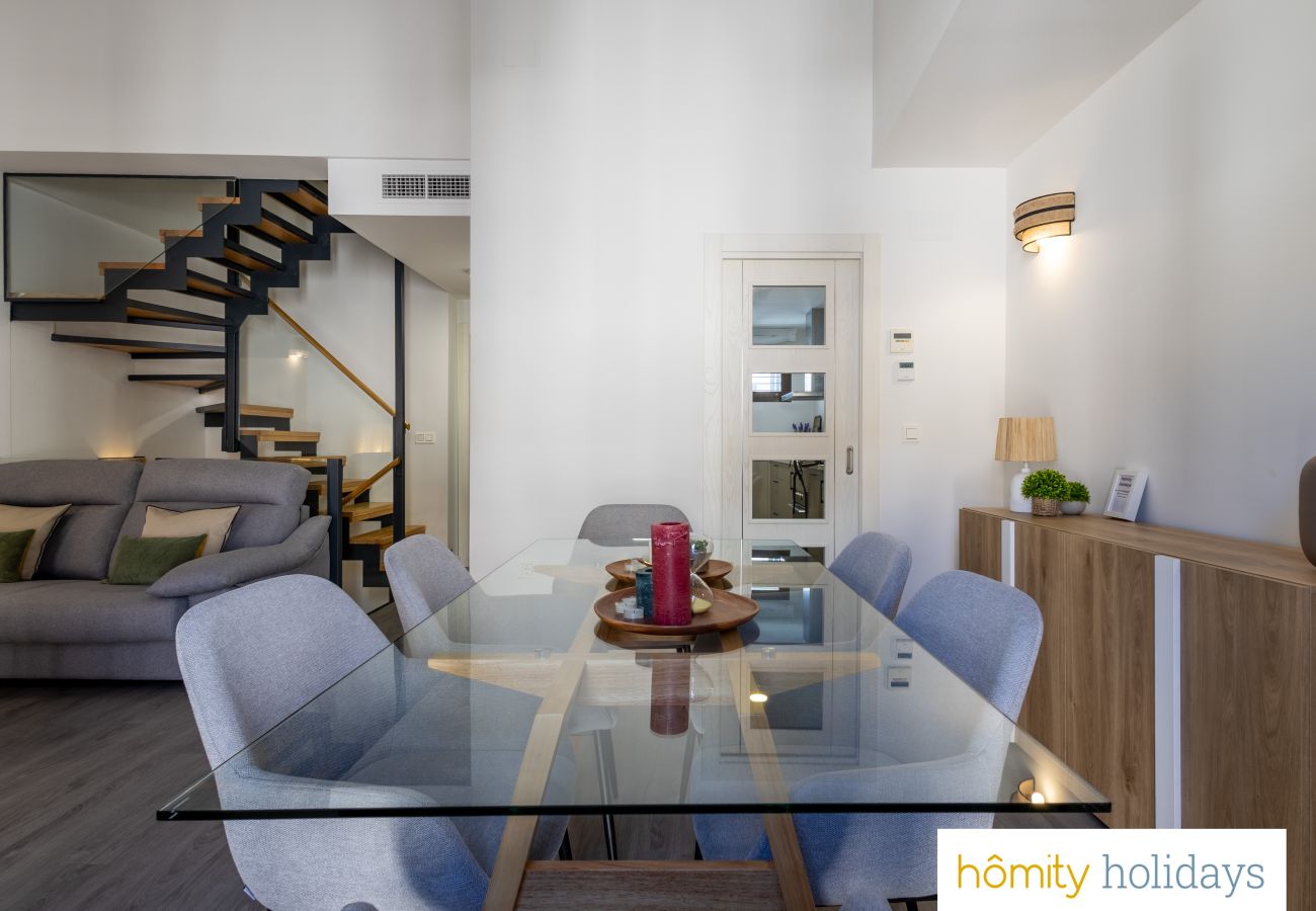 Apartamento en Granada - Piedra Santa - Tríplex de lujo con vistas a la Alhambra