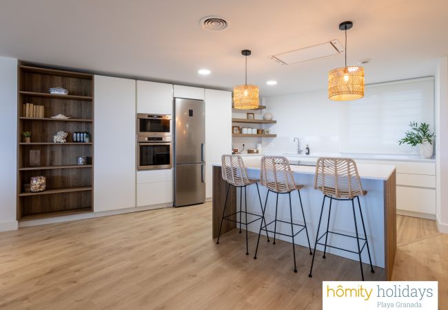 Apartamento en Motril - Mar de Ástrid: Apartamento de lujo con vistas al mar, a la piscina y al campo de golf Apartamento en Motril - Mar de Ástrid: Apartamento de lujo con vistas al mar, a la piscina y al campo de golf
