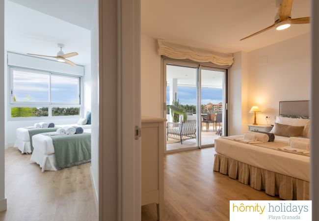 Apartamento en Motril - Mar de Ástrid: Apartamento de lujo con vistas al mar, a la piscina y al campo de golf Apartamento en Motril - Mar de Ástrid: Apartamento de lujo con vistas al mar, a la piscina y al campo de golf