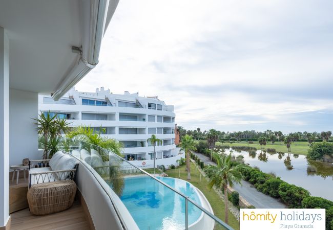 Apartamento en Motril - Mar de Ástrid: Apartamento de lujo con vistas al mar, a la piscina y al campo de golf Apartamento en Motril - Mar de Ástrid: Apartamento de lujo con vistas al mar, a la piscina y al campo de golf