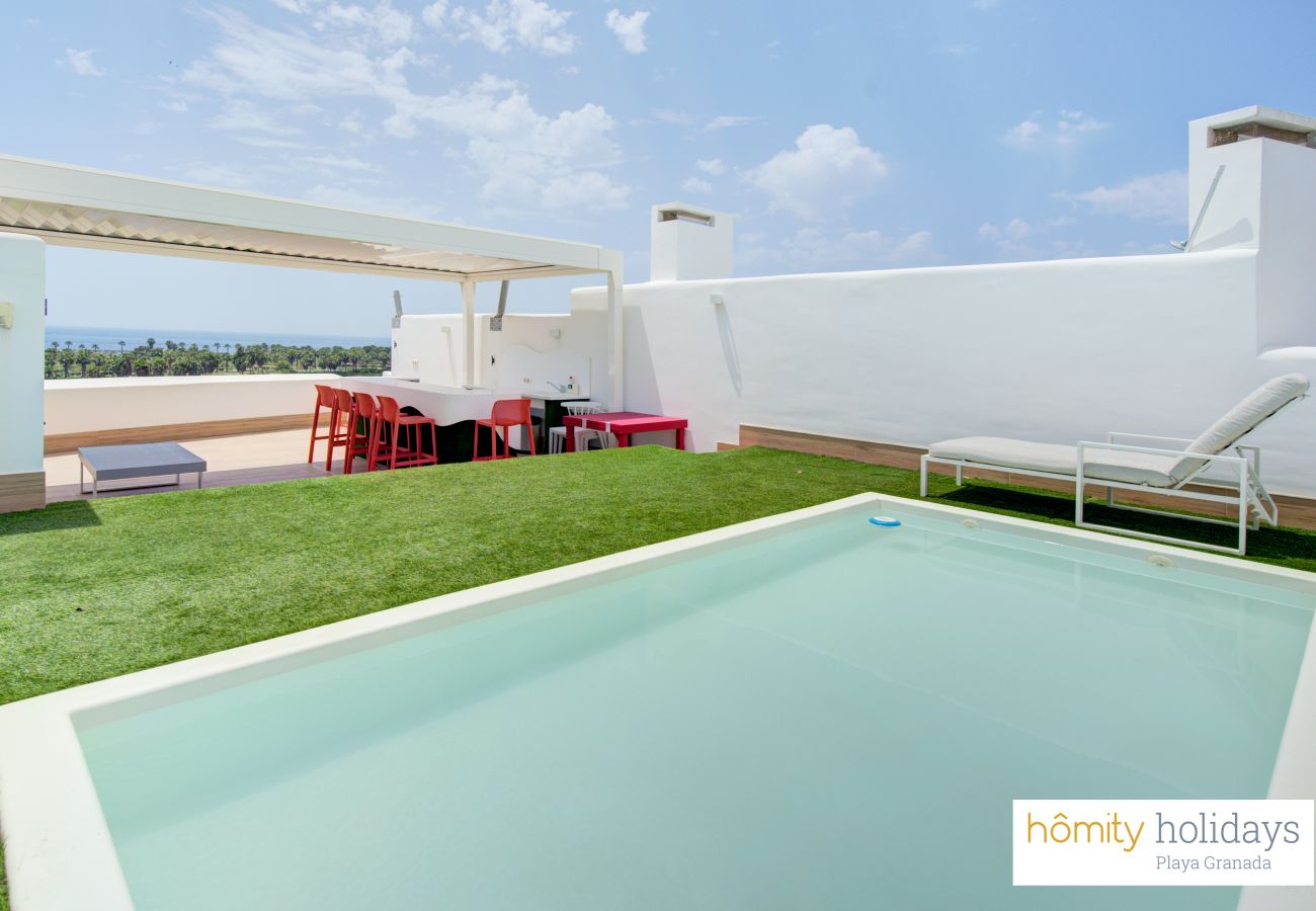 Apartamento en Motril - Mar de Astrid - Ático de lujo con piscina privada