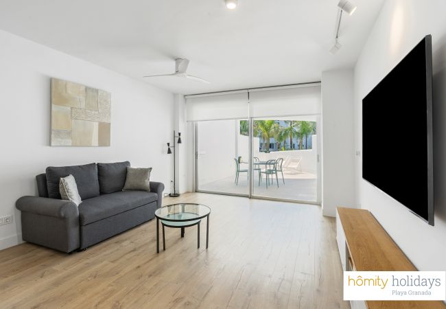 Apartamento en Motril - Mar de Fabiola - Apartamento de lujo con vistas a la piscina 