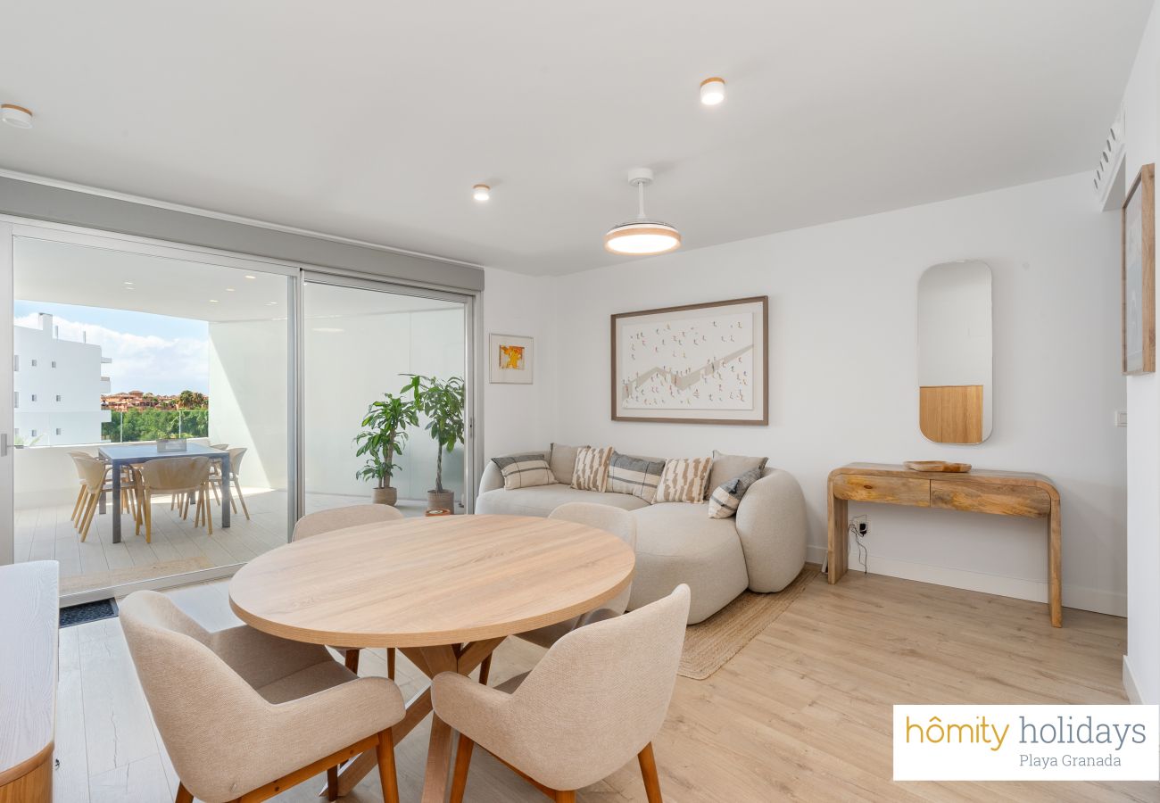 Apartamento en Motril - Mar de Fabiola - Apartamento de lujo con vistas a la piscina y al campo de golf