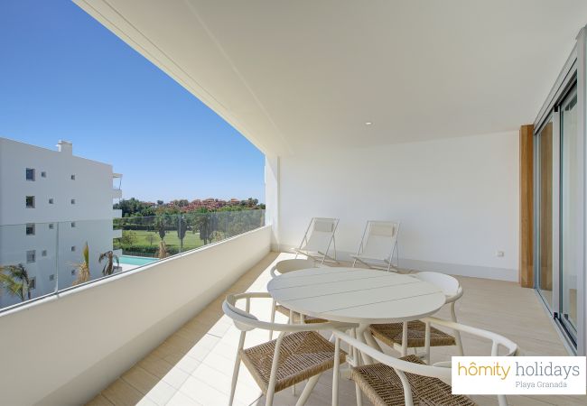 Apartamento en Motril - Mar de Fabiola - Apartamento de lujo con vistas a la piscina y al campo de golf