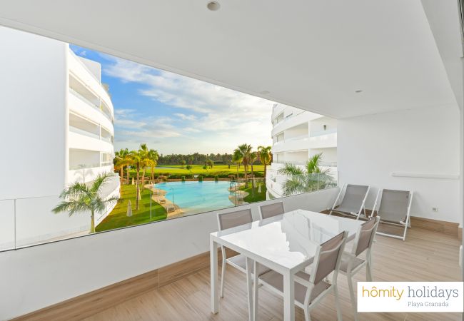 Lejlighed i Motril - Mar de Astrid - Luksuslejlighed med udsigt til pool og golfbane
