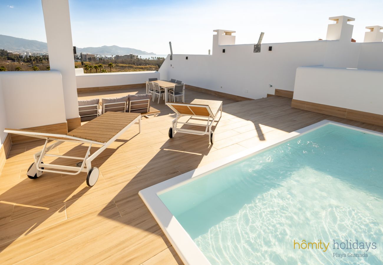 Lejlighed i Motril - Mar de Astrid - Luksus penthouse med privat pool