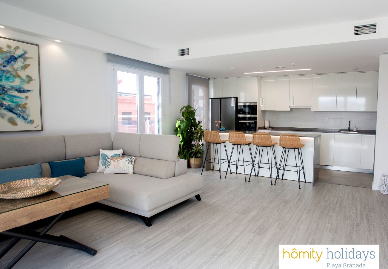 Lejlighed i Motril - Aguacate Beach - Luksus penthouse med havudsigt Lejlighed i Motril - Aguacate Beach - Luksus penthouse med havudsigt