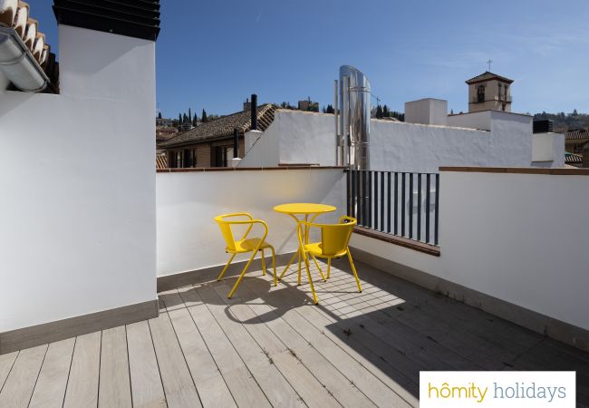 Lejlighed i Granada - Piedra Santa - Luksus triplex med udsigt over Alhambra Lejlighed i Granada - Piedra Santa - Luksus triplex med udsigt over Alhambra