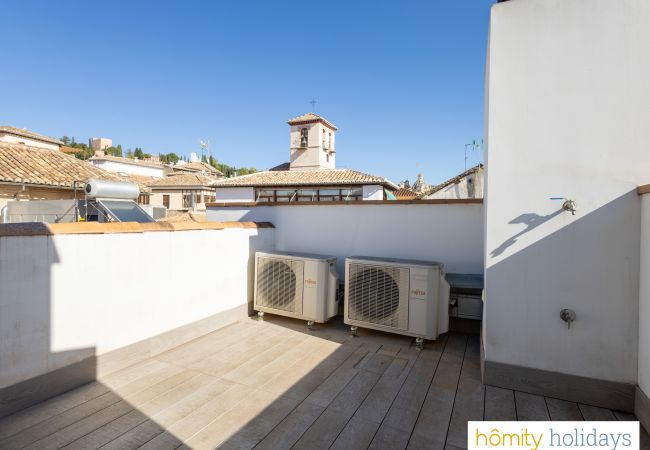 Lejlighed i Granada - Piedra Santa - Luksus triplex med udsigt over Alhambra Lejlighed i Granada - Piedra Santa - Luksus triplex med udsigt over Alhambra