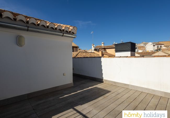 Lejlighed i Granada - Piedra Santa - Luksus triplex med udsigt over Alhambra Lejlighed i Granada - Piedra Santa - Luksus triplex med udsigt over Alhambra