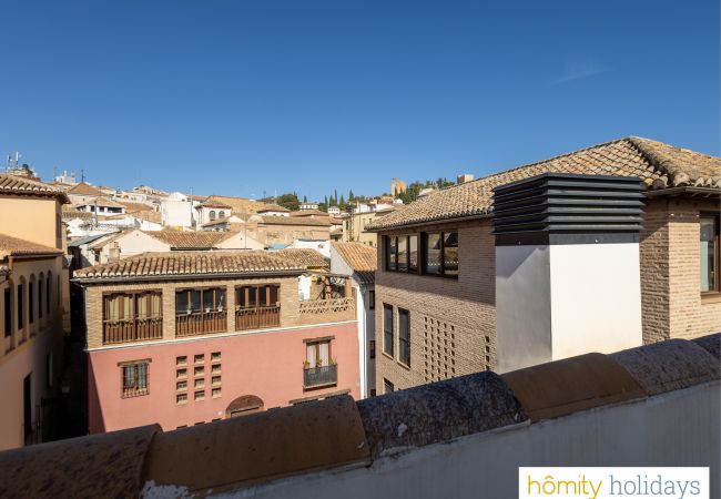 Lejlighed i Granada - Piedra Santa - Luksus triplex med udsigt over Alhambra Lejlighed i Granada - Piedra Santa - Luksus triplex med udsigt over Alhambra