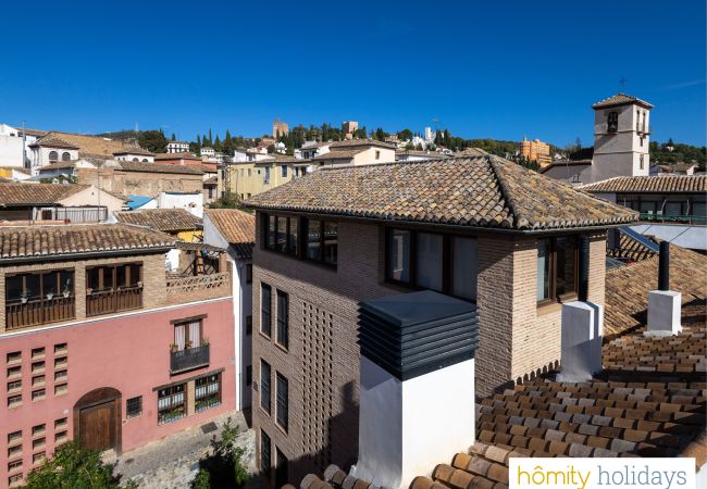 Lejlighed i Granada - Piedra Santa - Luksus triplex med udsigt over Alhambra Lejlighed i Granada - Piedra Santa - Luksus triplex med udsigt over Alhambra