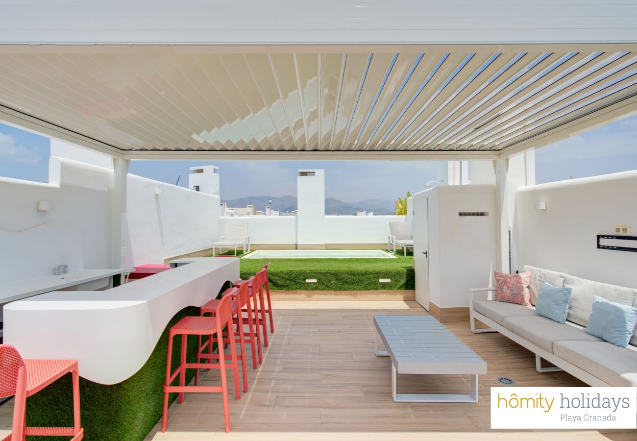 Lejlighed i Motril - Mar de Astrid - Luksus penthouse med privat pool