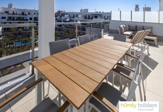 Apartment in Motril - Aguacate Beach - Luxury penthouse with pool and mountain views Apartment in Motril - Aguacate Beach - Luxury penthouse with pool and mountain views