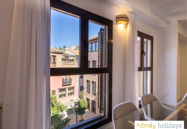 Apartment in Granada - Piedra Santa - Luxury triplex with views of the Alhambra Apartment in Granada - Piedra Santa - Luxury triplex with views of the Alhambra