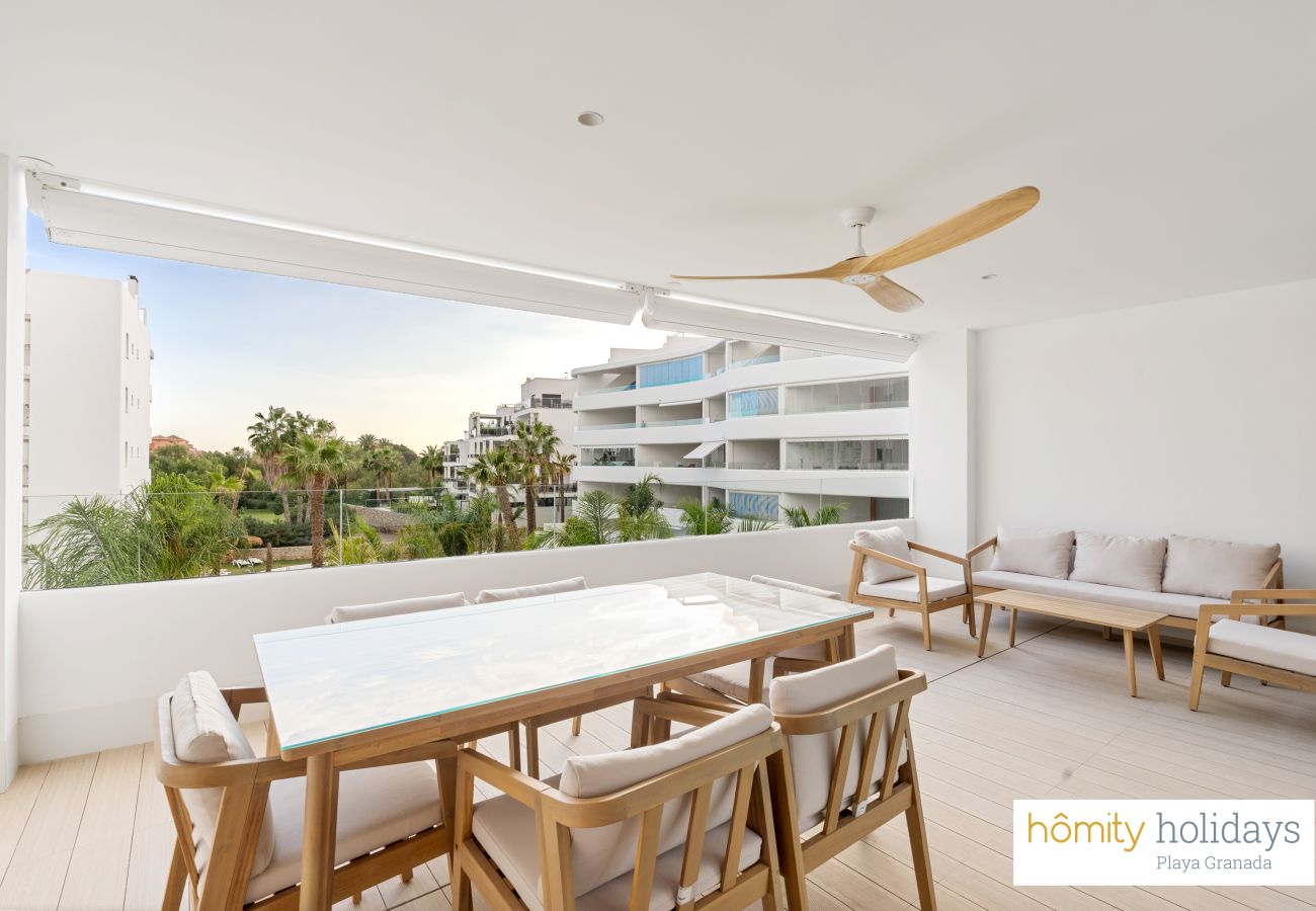 Apartment in Motril - Mar de Fabiola - Luxury apartment with views of the pool and golf course