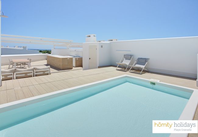 Apartment in Motril - Mar de Fabiola - Luxury penthouse with private pool
